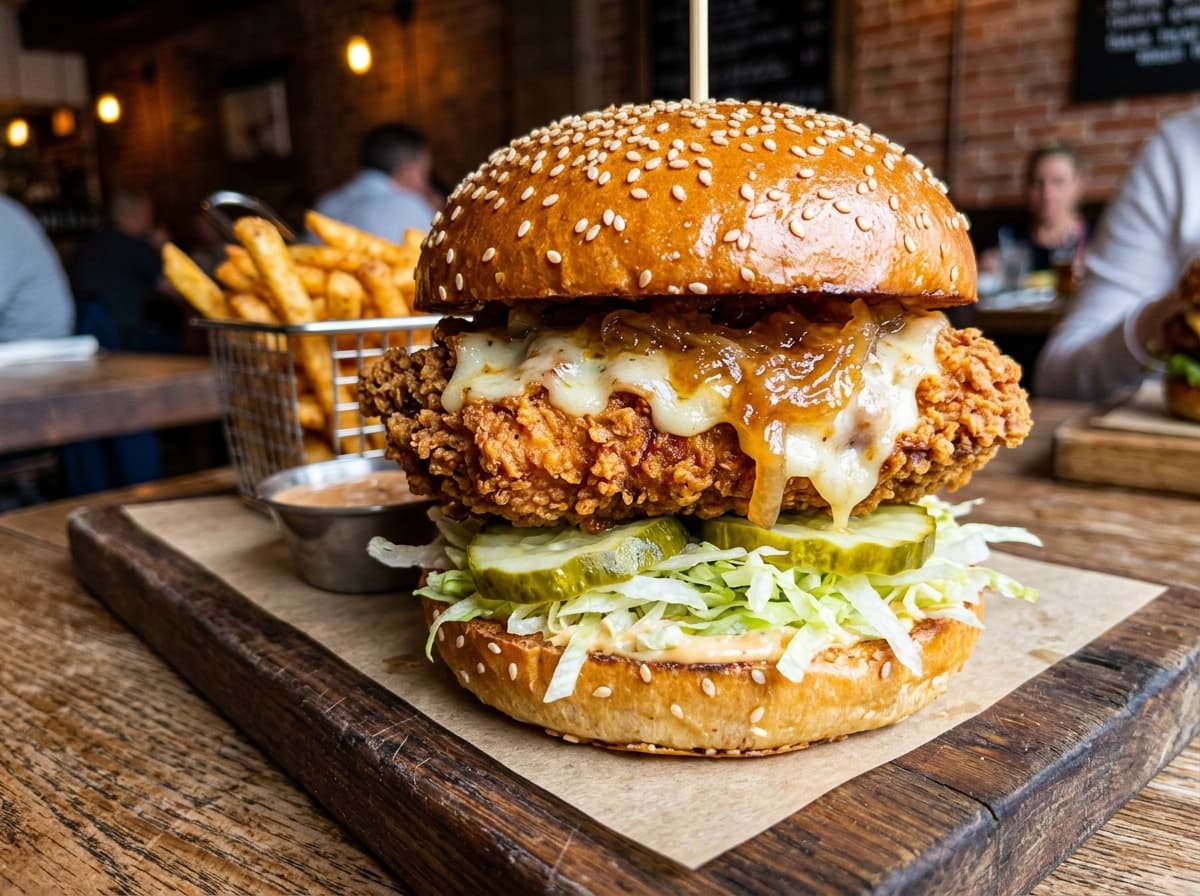 Cheeseburger Poulet Mexicain