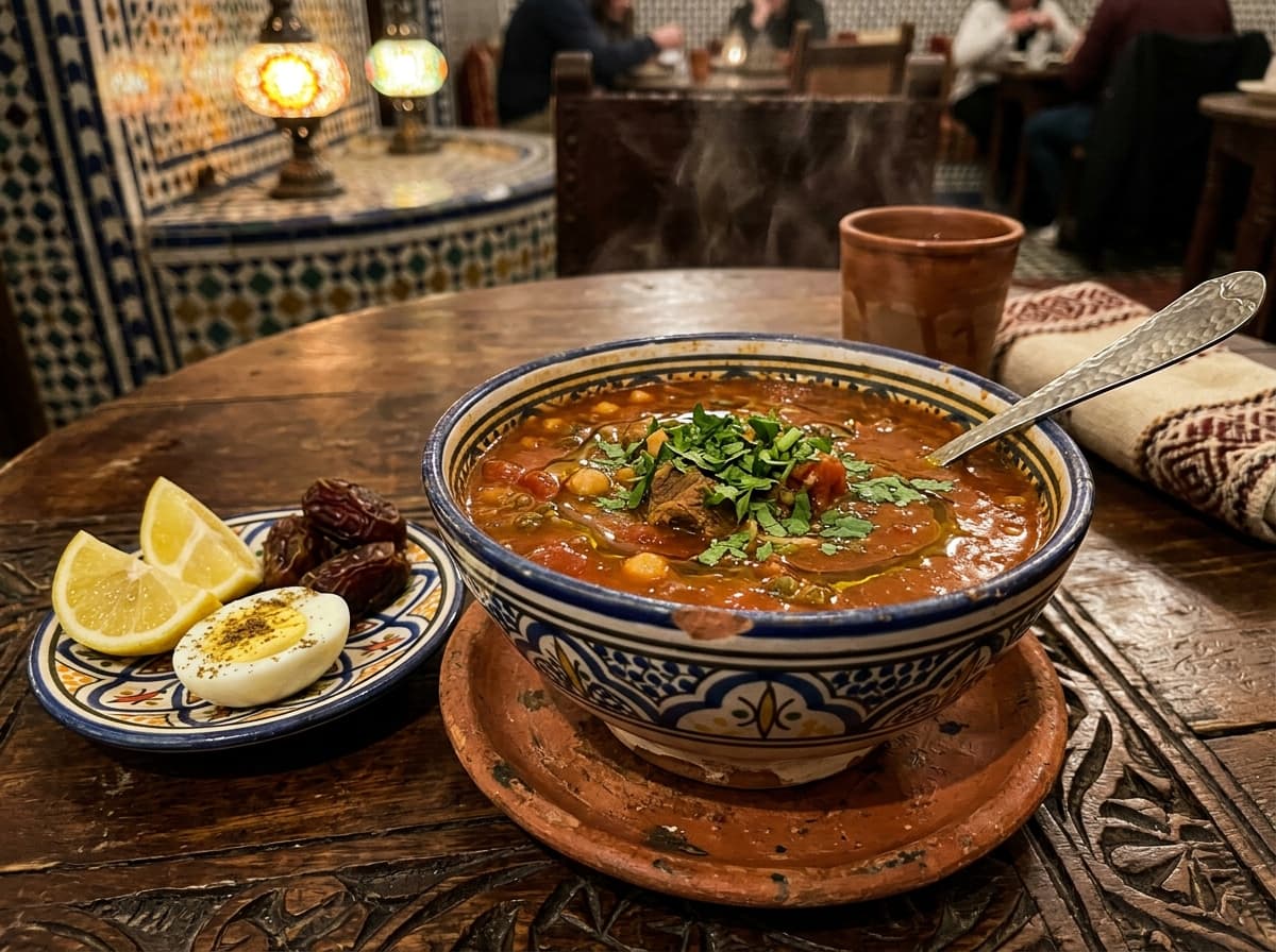 Harira Traditionnelle à la Viande