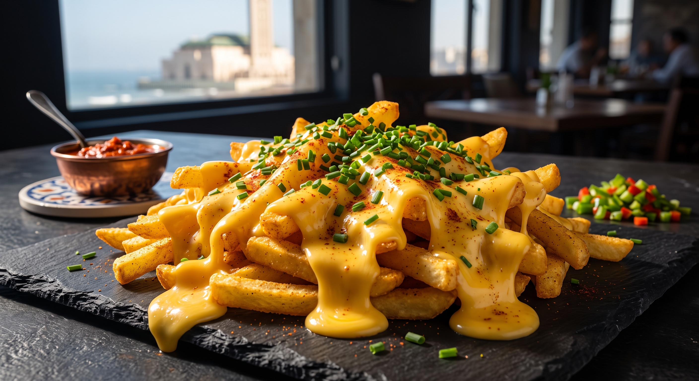 Frites au Fromage Cheddar Fondant