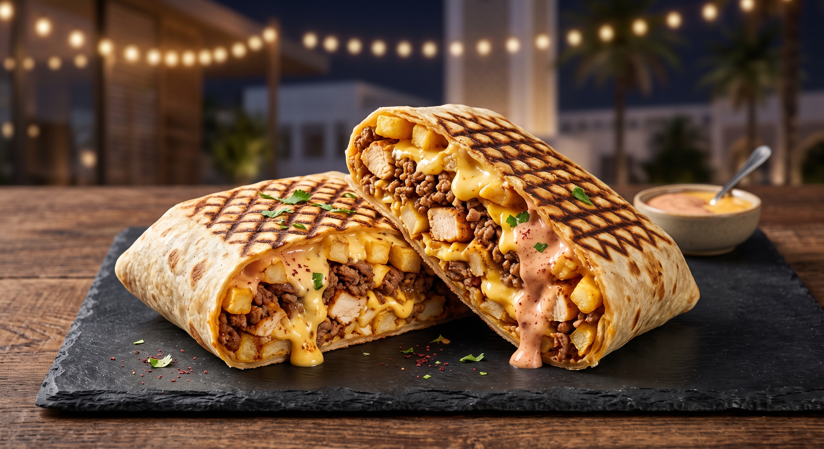 Tacos Mixte (Poulet & Viande)